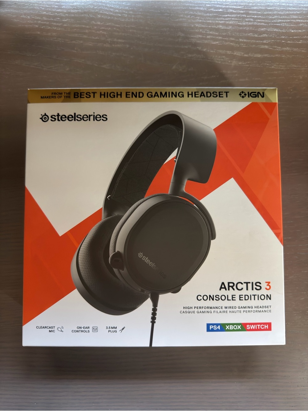 SteelSeries Arctis 3 Console Edition Wired Gaming Headset - Black - Picture 2 of 9
